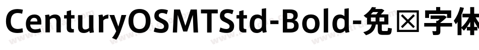 CenturyOSMTStd-Bold字体转换