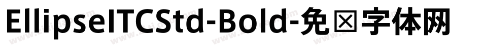 EllipseITCStd-Bold字体转换