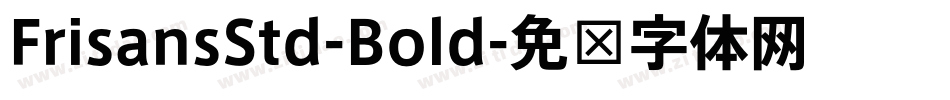 FrisansStd-Bold字体转换