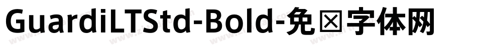 GuardiLTStd-Bold字体转换
