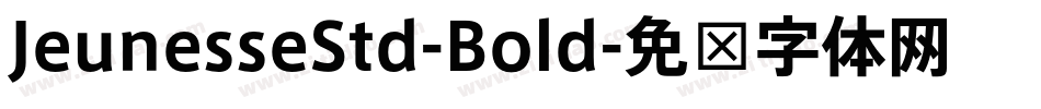 JeunesseStd-Bold字体转换