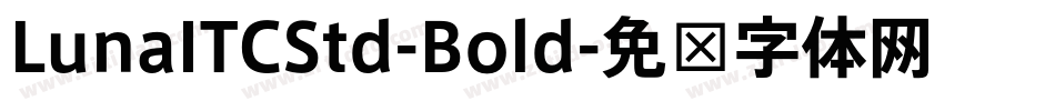 LunaITCStd-Bold字体转换