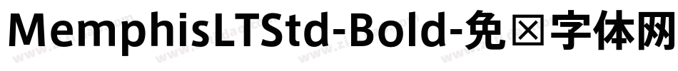 MemphisLTStd-Bold字体转换