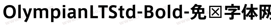 OlympianLTStd-Bold字体转换