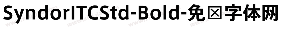 SyndorITCStd-Bold字体转换