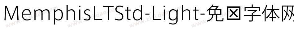 MemphisLTStd-Light字体转换