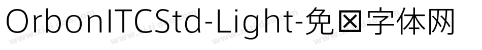 OrbonITCStd-Light字体转换