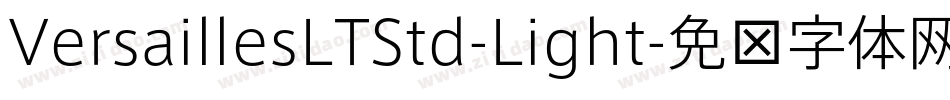 VersaillesLTStd-Light字体转换