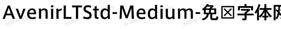 AvenirLTStd-Medium字体转换