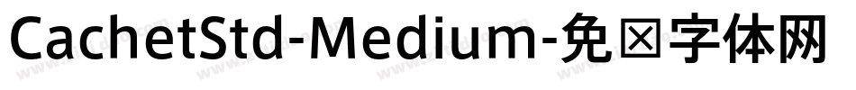 CachetStd-Medium字体转换