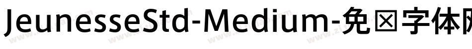 JeunesseStd-Medium字体转换