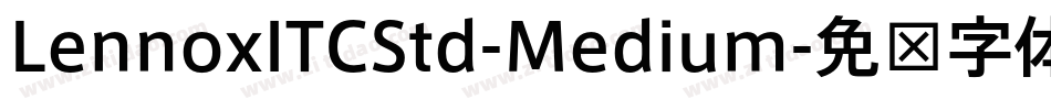 LennoxITCStd-Medium字体转换