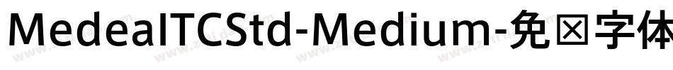 MedeaITCStd-Medium字体转换