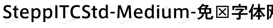 SteppITCStd-Medium字体转换