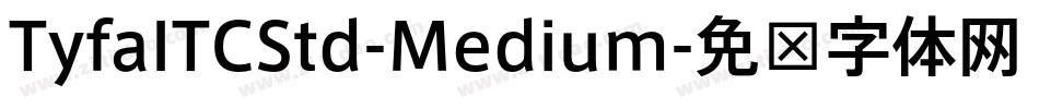 TyfaITCStd-Medium字体转换