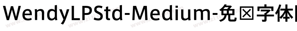 WendyLPStd-Medium字体转换