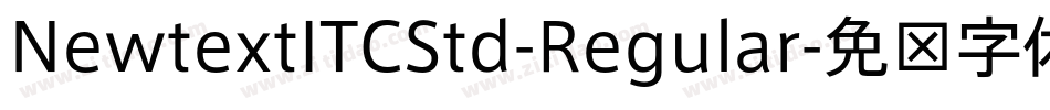 NewtextITCStd-Regular字体转换