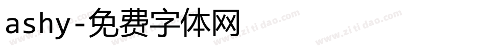 ashy字体转换