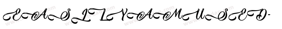 EASILYAMUSED字体转换