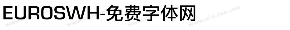 EUROSWH字体转换