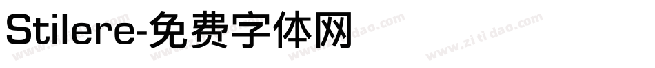 Stilere字体转换