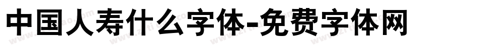 中国人寿什么字体字体转换
