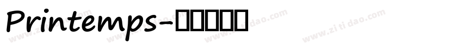 Printemps字体转换