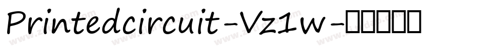 Printedcircuit-Vz1w字体转换