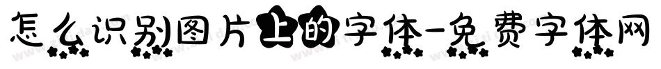 怎么识别图片上的字体字体转换