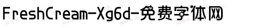 FreshCream-Xg6d字体转换