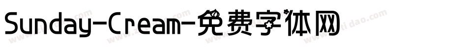 Sunday-Cream字体转换