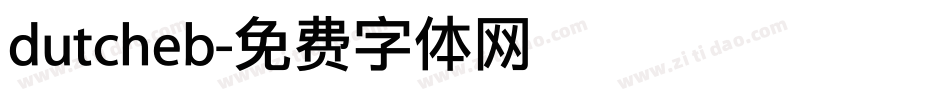 dutcheb字体转换