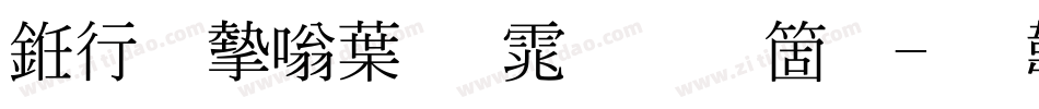 书法家中明体手机版字体转换