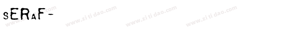 seraf字体转换