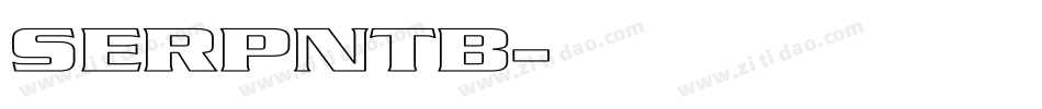 SERPNTB字体转换