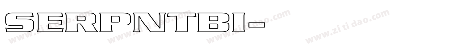 SERPNTBI字体转换