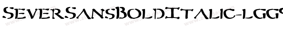 SeverSansBoldItalic-lgg9y字体转换