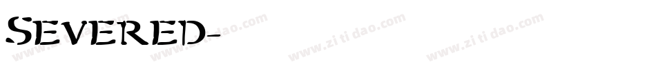 Severed字体转换