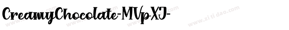 CreamyChocolate-MVpXJ字体转换