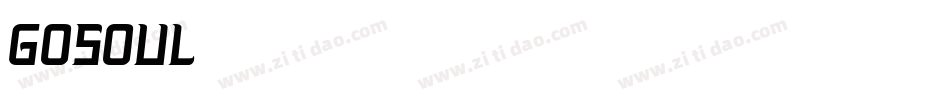 GoSoul字体转换