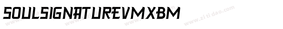 SoulSignature-vmXBM字体转换