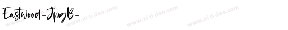 Eastwood-JpgB字体转换