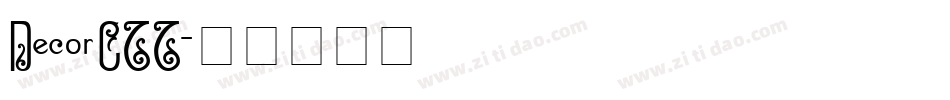 DecorCTT字体转换