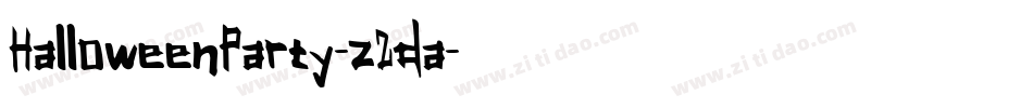 HalloweenParty-z2da字体转换