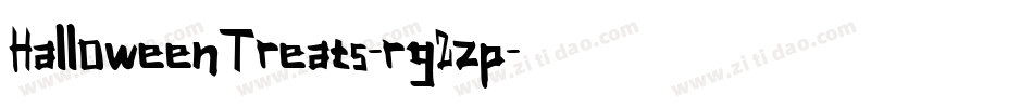 HalloweenTreats-rg2zp字体转换