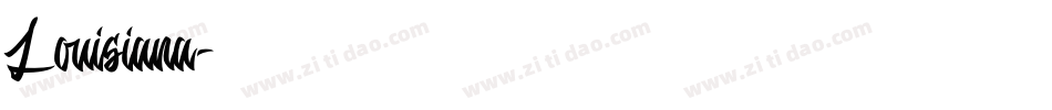 Louisiana字体转换