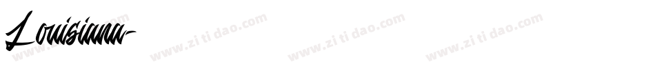Louisiana字体转换