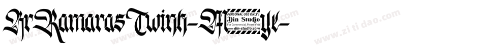 KrRamarasTwink-M7ye字体转换