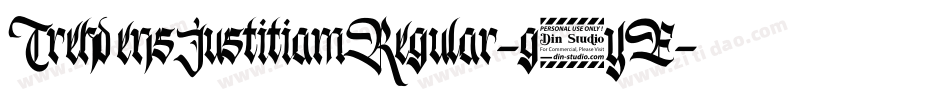 TrekdensJustitiamRegular-g7yE字体转换