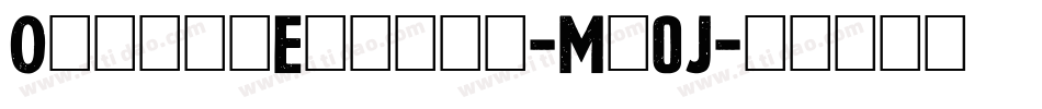 OrdealEroded-Mq0J字体转换